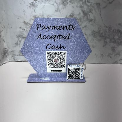 QR Code Display Sign
