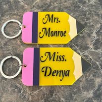 Pencil Keychain