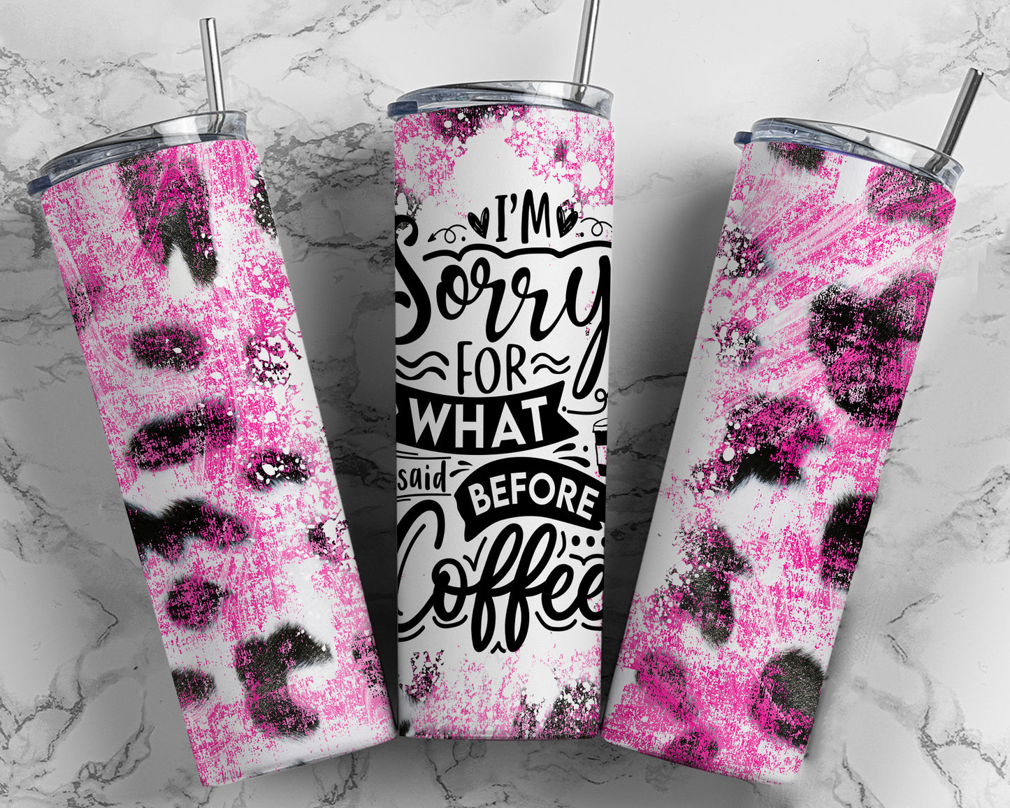 Sorry before coffee