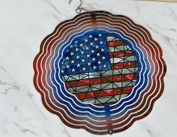 Patriotic Wind Spinner