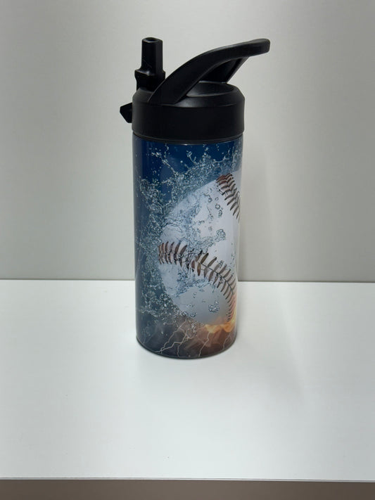 Baseball Fire Water Flip Top