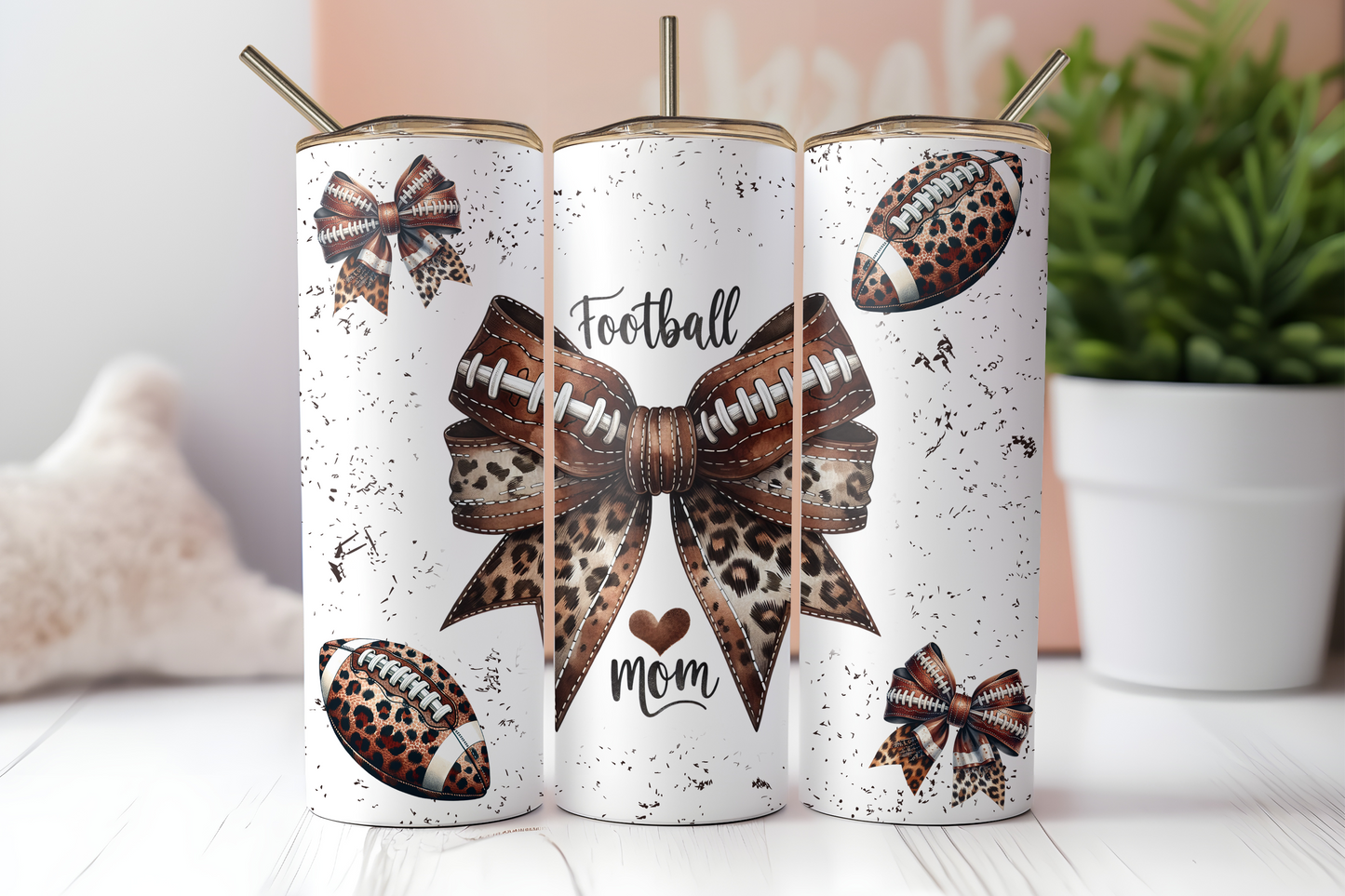 Football Mom Bow