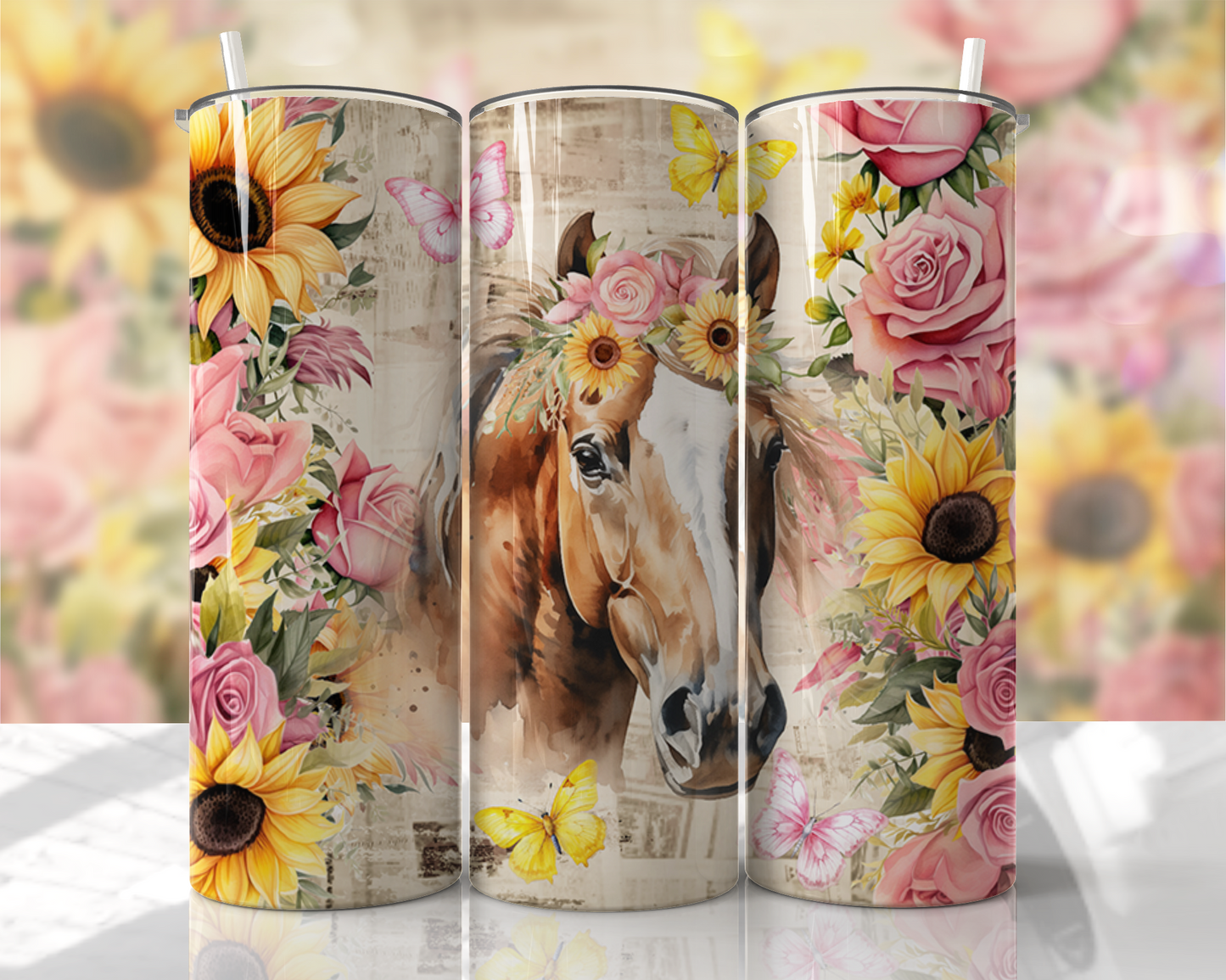 Floral Horse