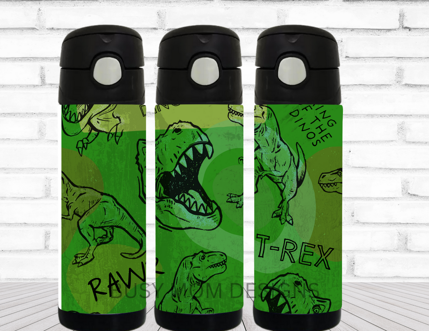 Green T Rex Tumbler