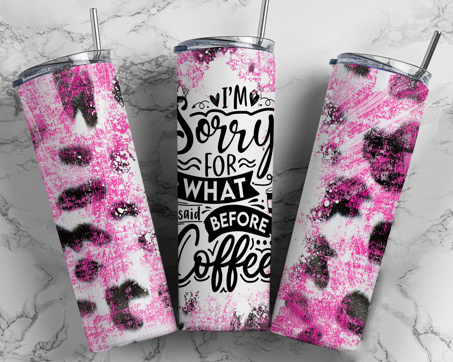 Sorry before coffee